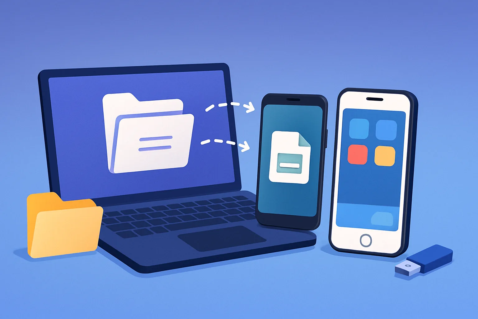 Bilgisayardan Telefona Dosya Aktarımı Nasıl Yapılır (Android & iPhone)